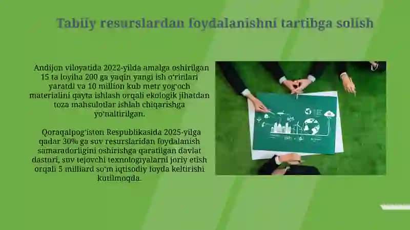 Davlatning ekalogiya sohasidagi siyosati va uni amalga oshirishning iqtisodiy mexanizmi 4