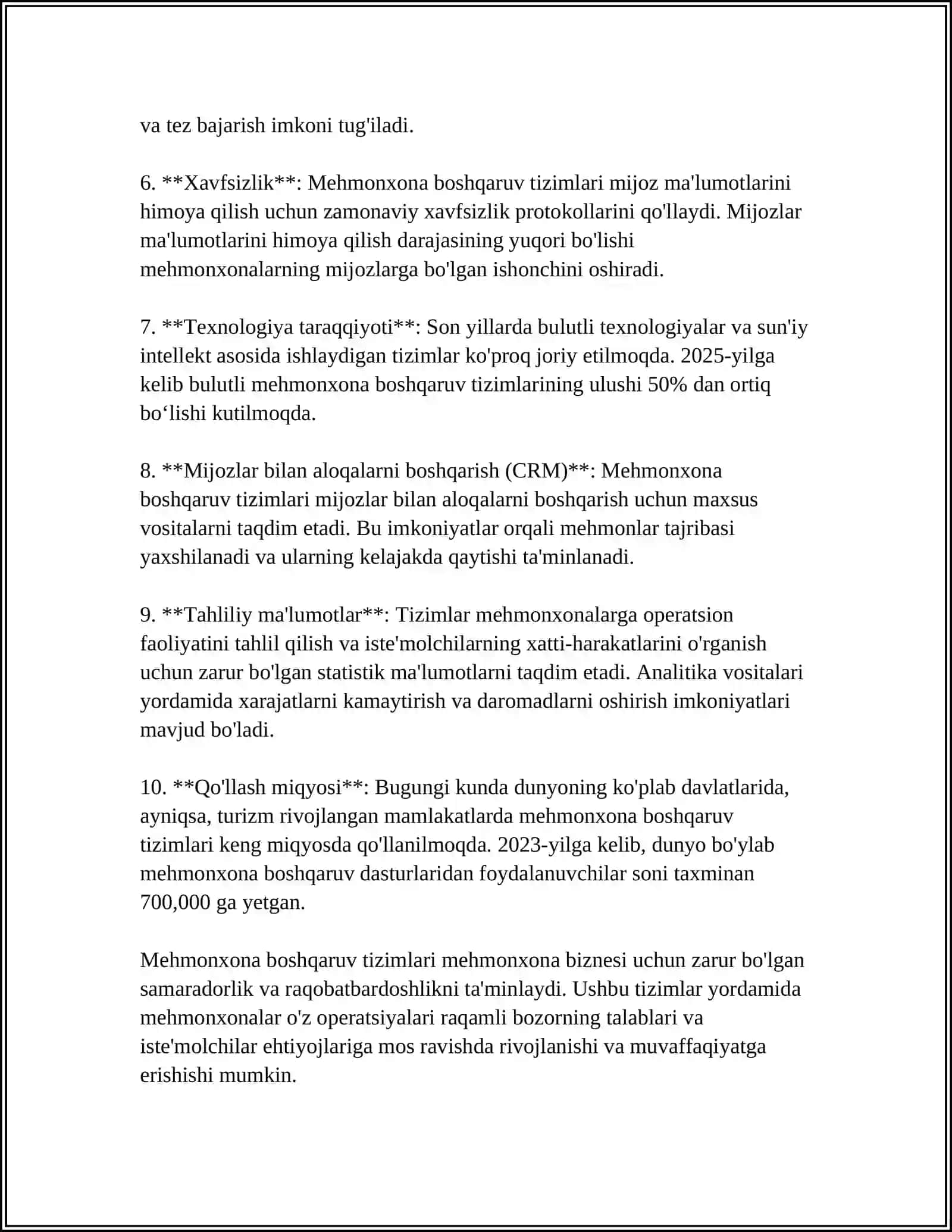 MEHMONHONA BOSHQARUV TURLARI 4