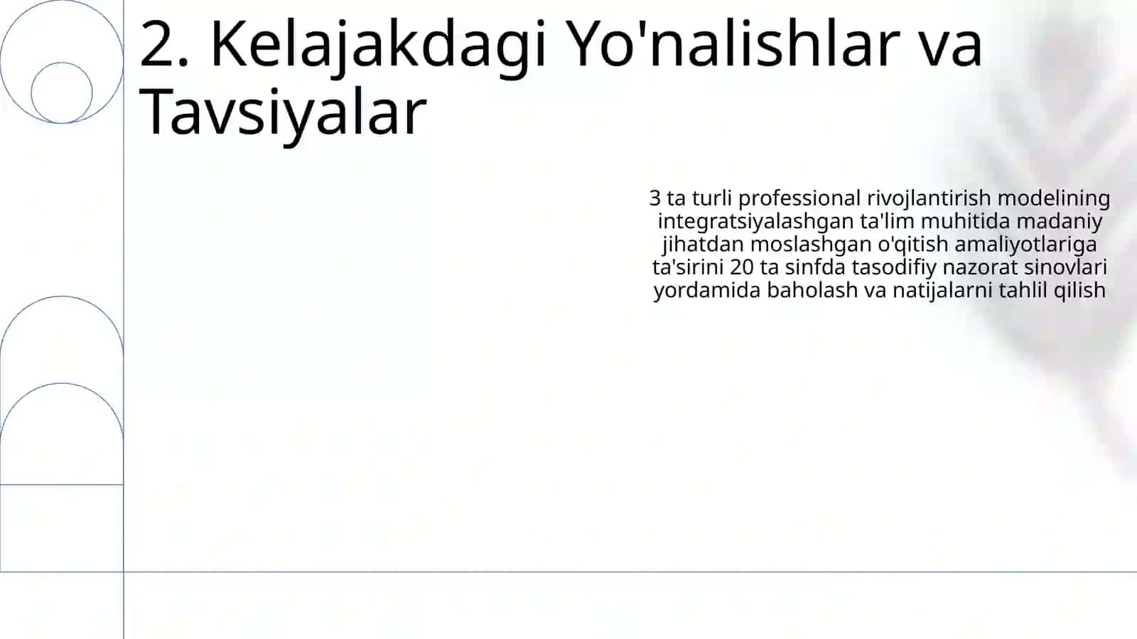 Integratsiyalashgan ta’limni amaliyotga tadbiq etish bo‘yicha sotsiologik tadqiqotlar 4
