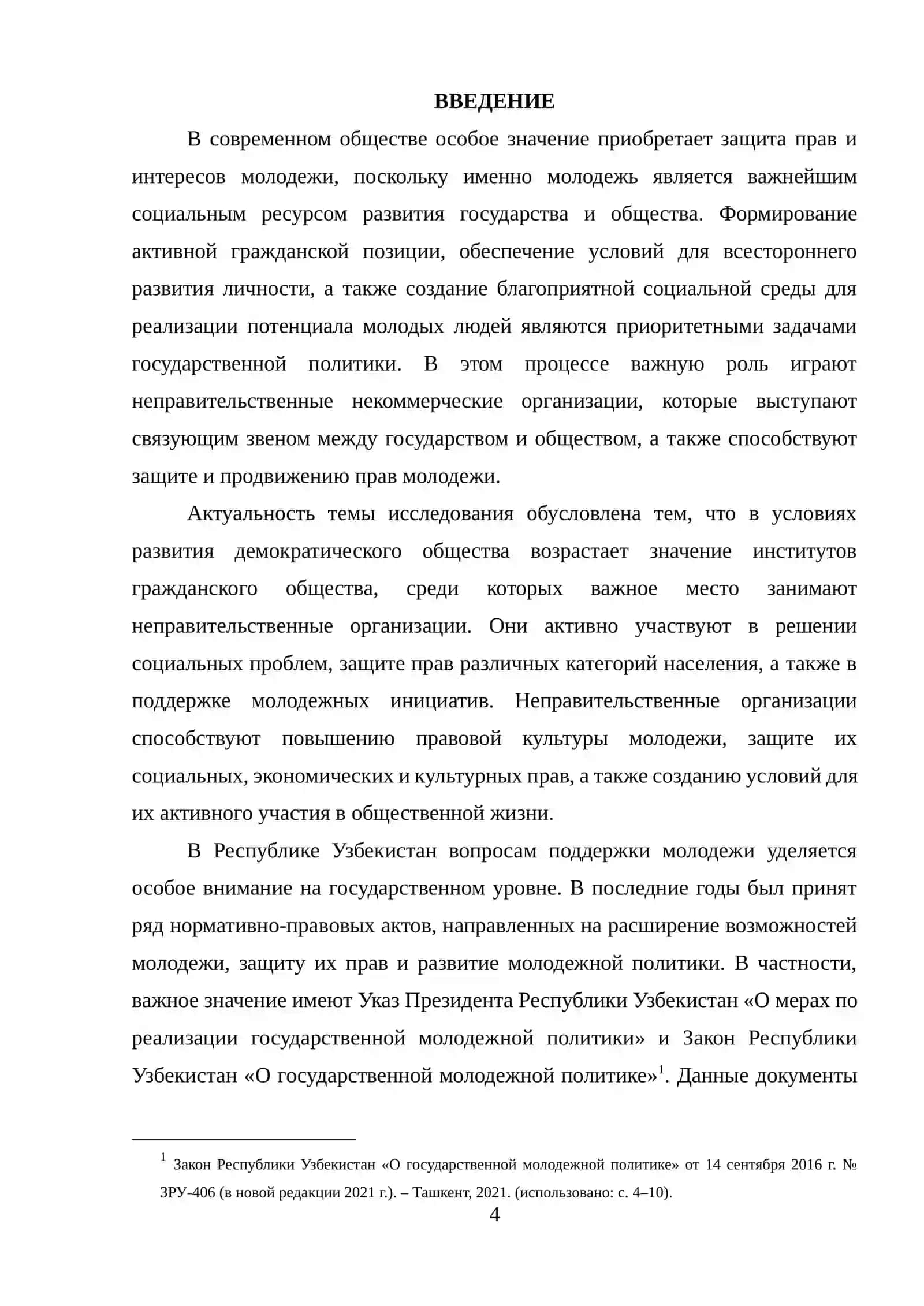 Роль неправительственных организаций в обеспечении прав молодежи 4