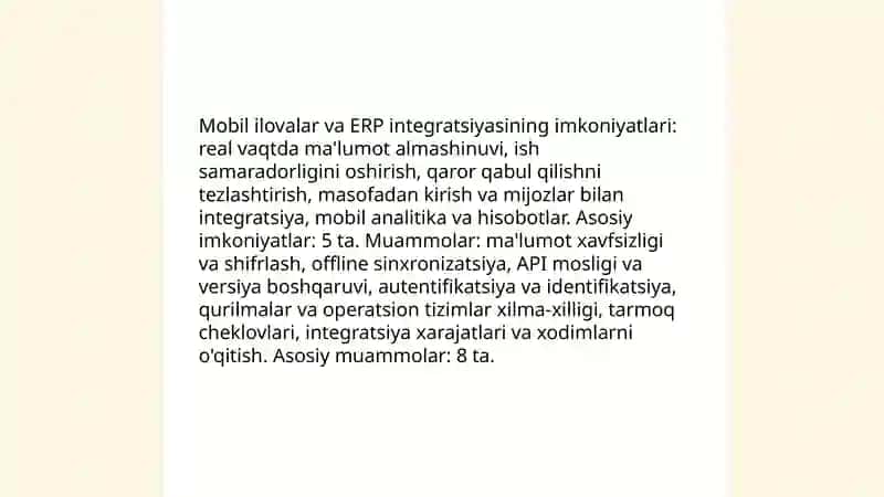 iqtisodiy axborot tizimlarida mobil platformalar texnologiyasining o'rni va ahamiyati 4
