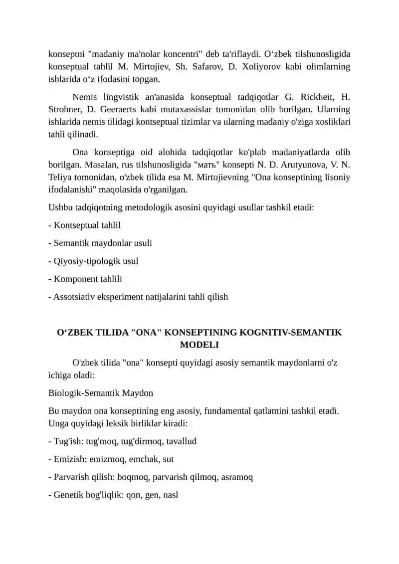 Ona Konseptining O‘zbek va Nemis Tillarida Kognitiv-Semantik Tahlili 4