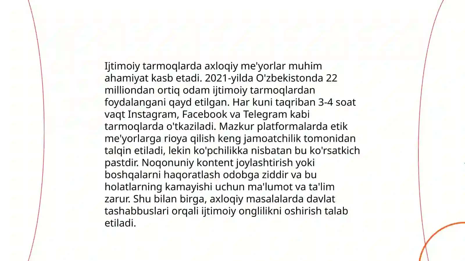 Tarmoq odob-axloqi (Infoetika) 4
