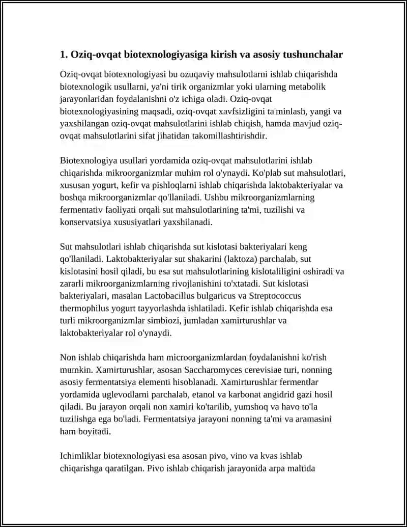 OZIQ OVQAT BIOTEXNOLOGIYASI 4