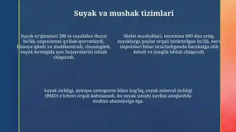 Odam organizmining tuzilishi va funktsiyalari 4