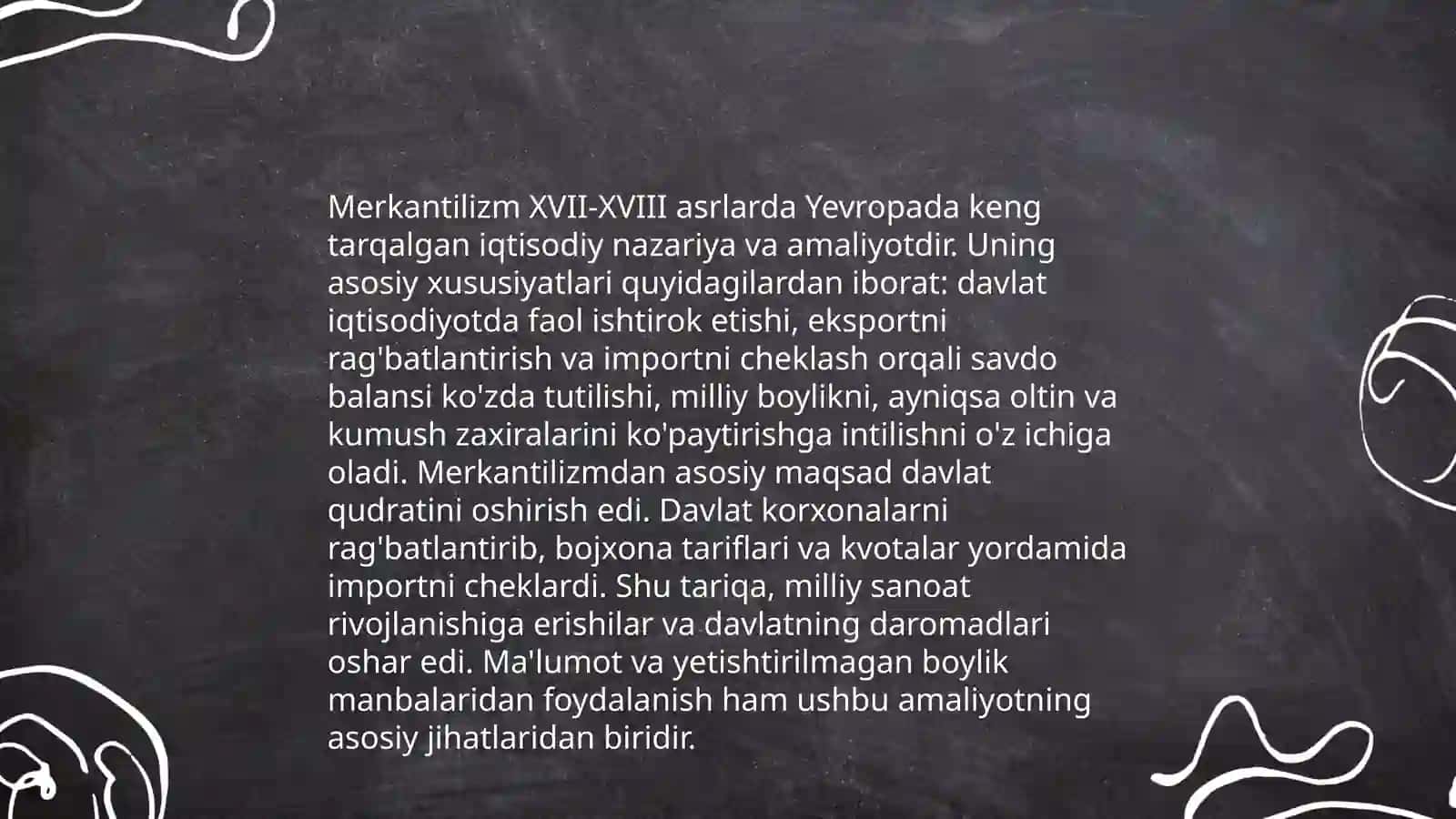 Ilk merkantilizm iqtisodiy ta'limotining mohiyati va ahamiyati 4