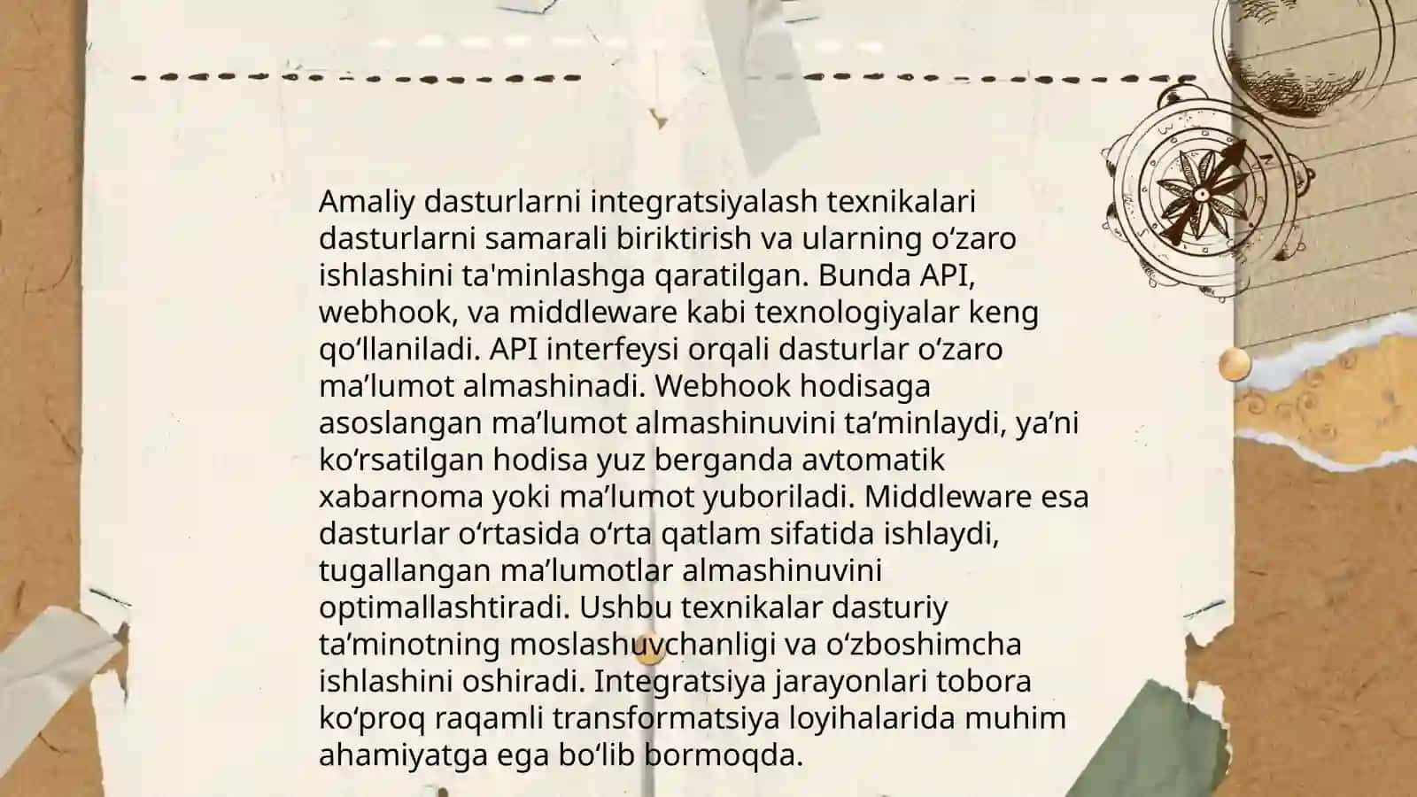 Integratsiyalashgan amaliy dasturlar paketlari tushunchasi 4
