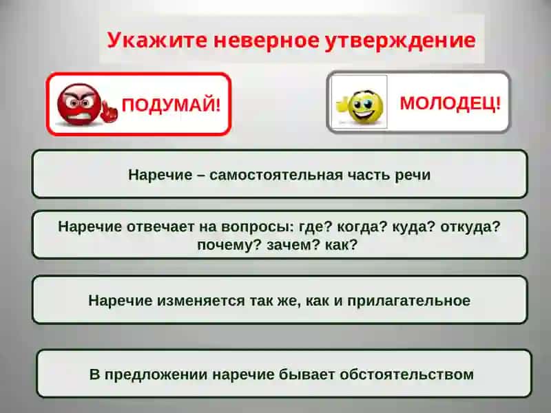 Морфологический разбор наречия 4