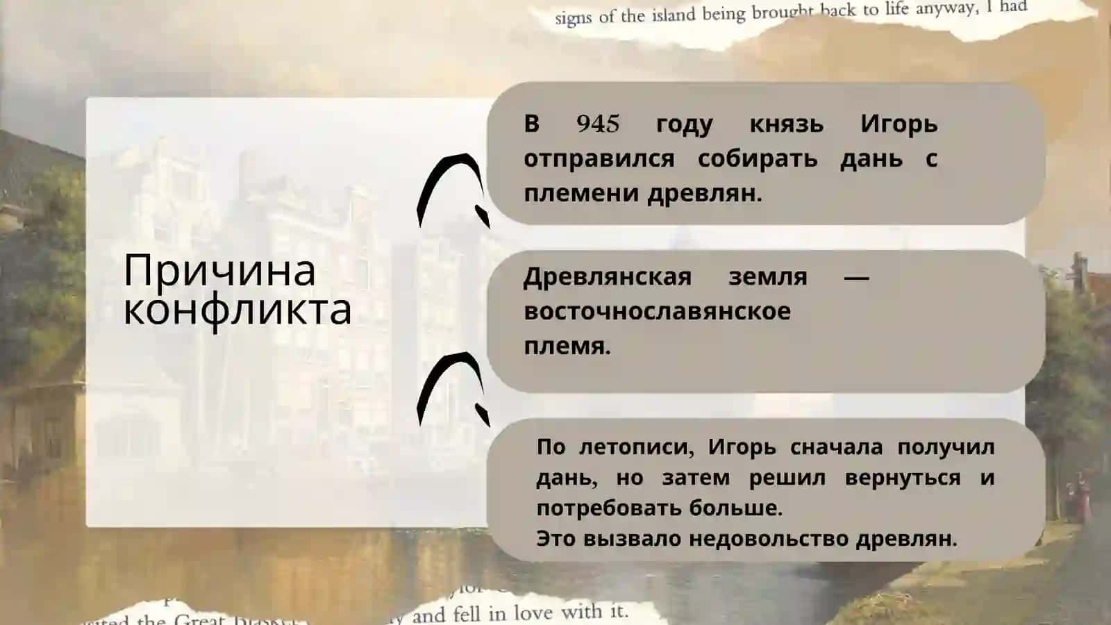 УБИЙСТВО КНЯЗЯ ИГОРЯ И МЕСТЬ КНЯГИНИ ОЛЬГИ 4