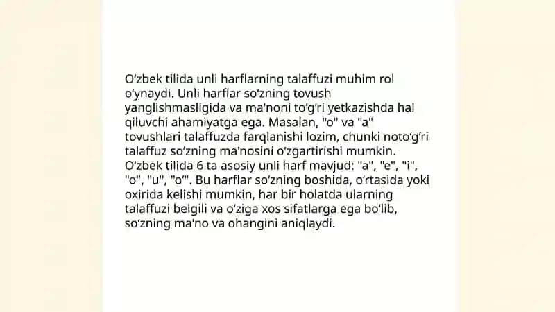 Lotin alifbosi unli va undosh harflar tasnifi 4