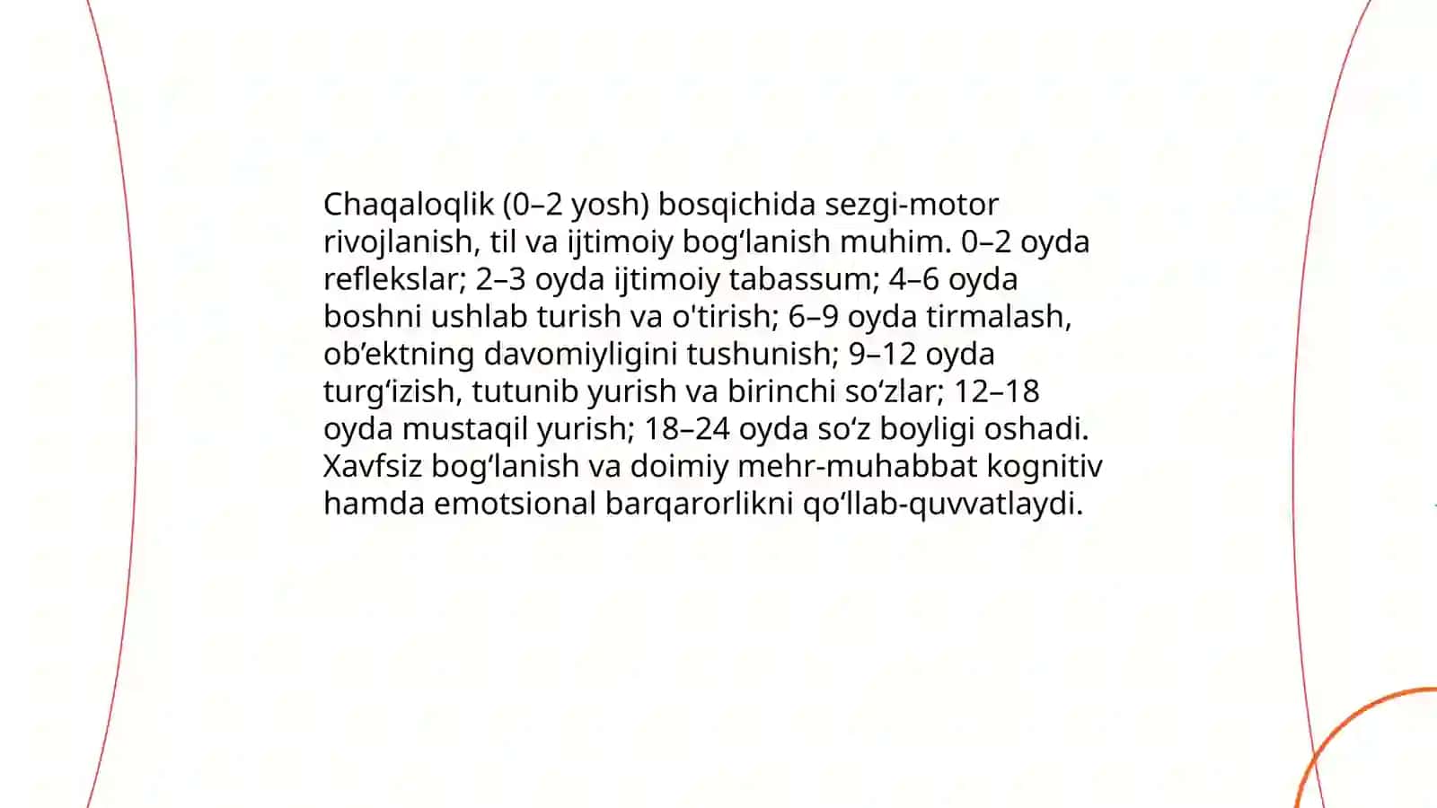 Taraqqiyot psixologiyaning sohalari va tavsifi 4