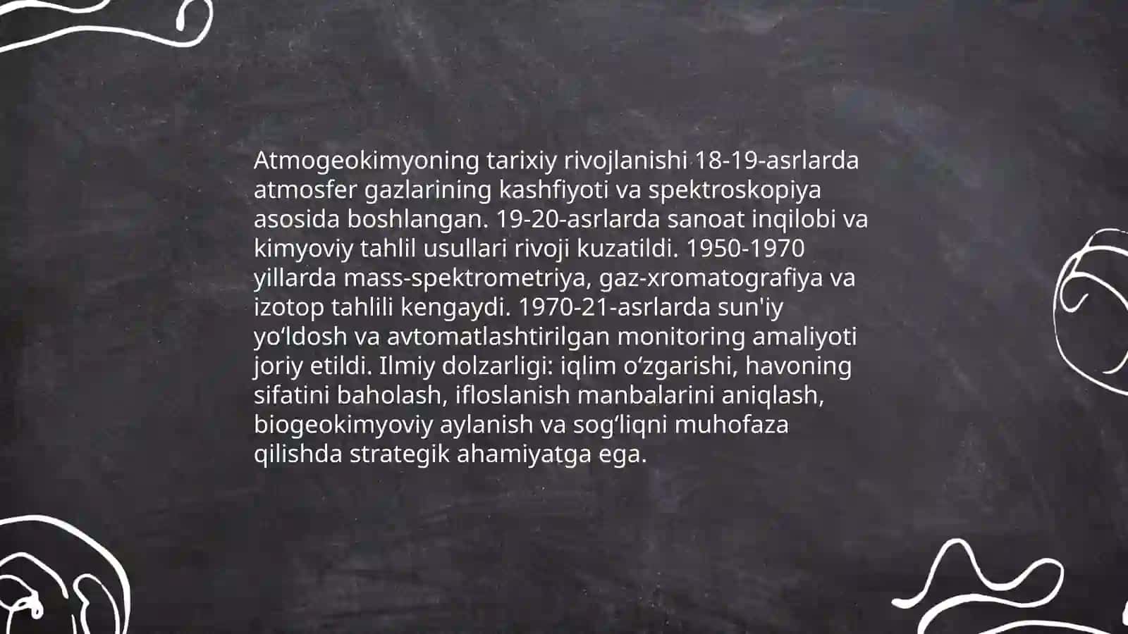 Atmosfer geokimyosi 4