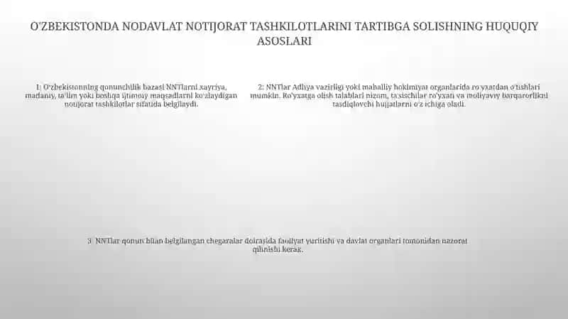Oʻzbekistonda Nodavlat Notijorat Tashkilotlar Va Ularning Siyosiy Ijtimoiy Hamda Iqtisodiy Jarayonlardagi Ishtiroki 4