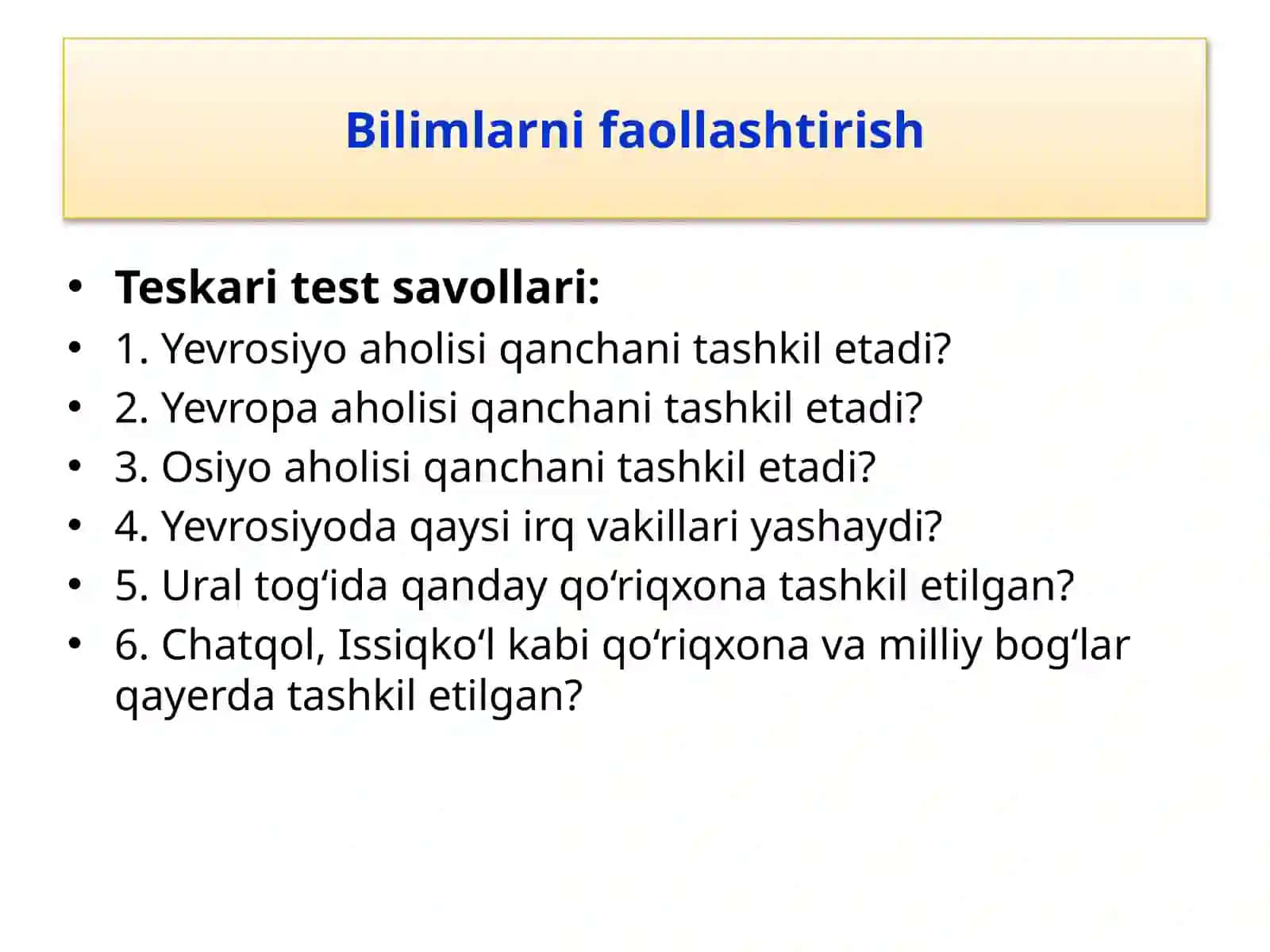 Yevrosiyohududining tabiiy geografiko‘lkalargabo‘linishi 4