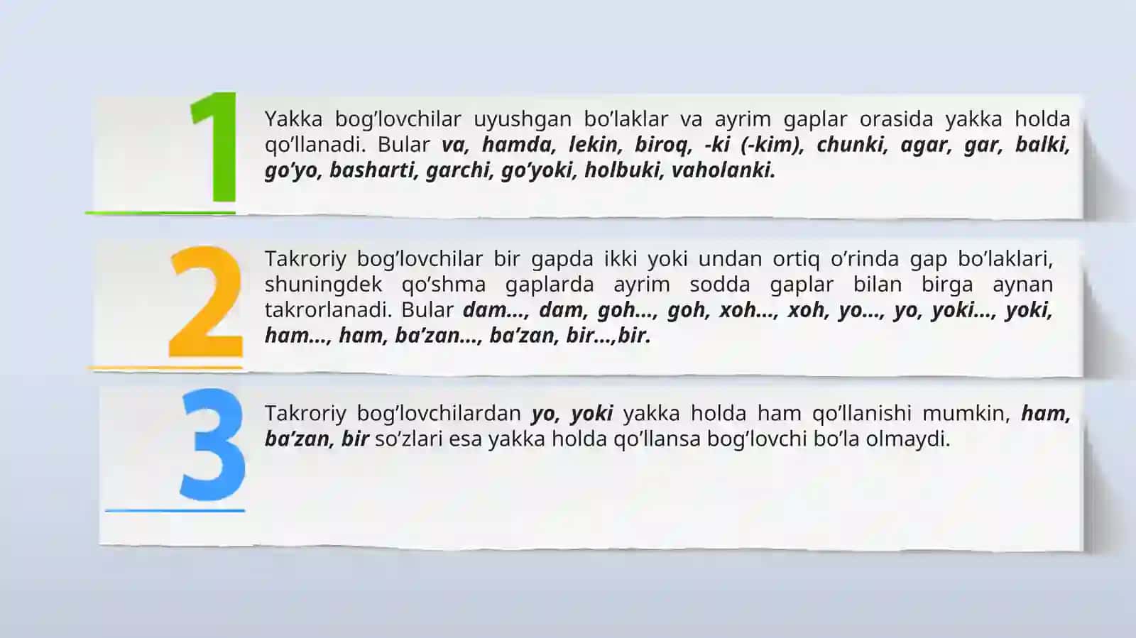 Bog’lovchilar haqida ma’lumot 4