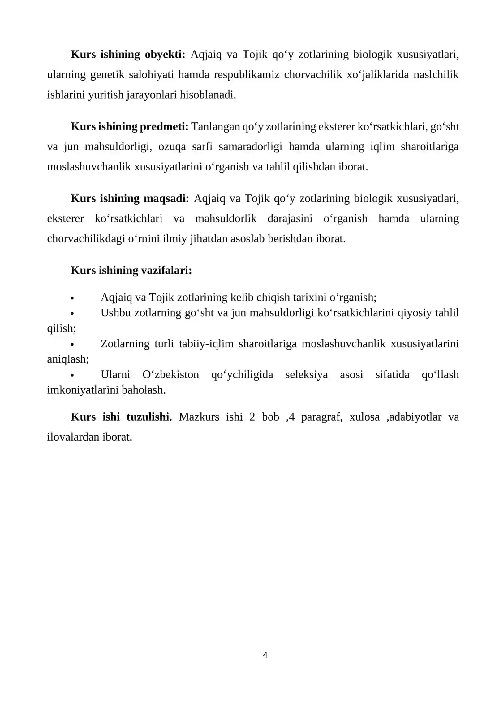 Aqjaiq va Tojik Qoʻy Zotining Tavsifi. Mahsuldorligi Va Xususiyatlari 4