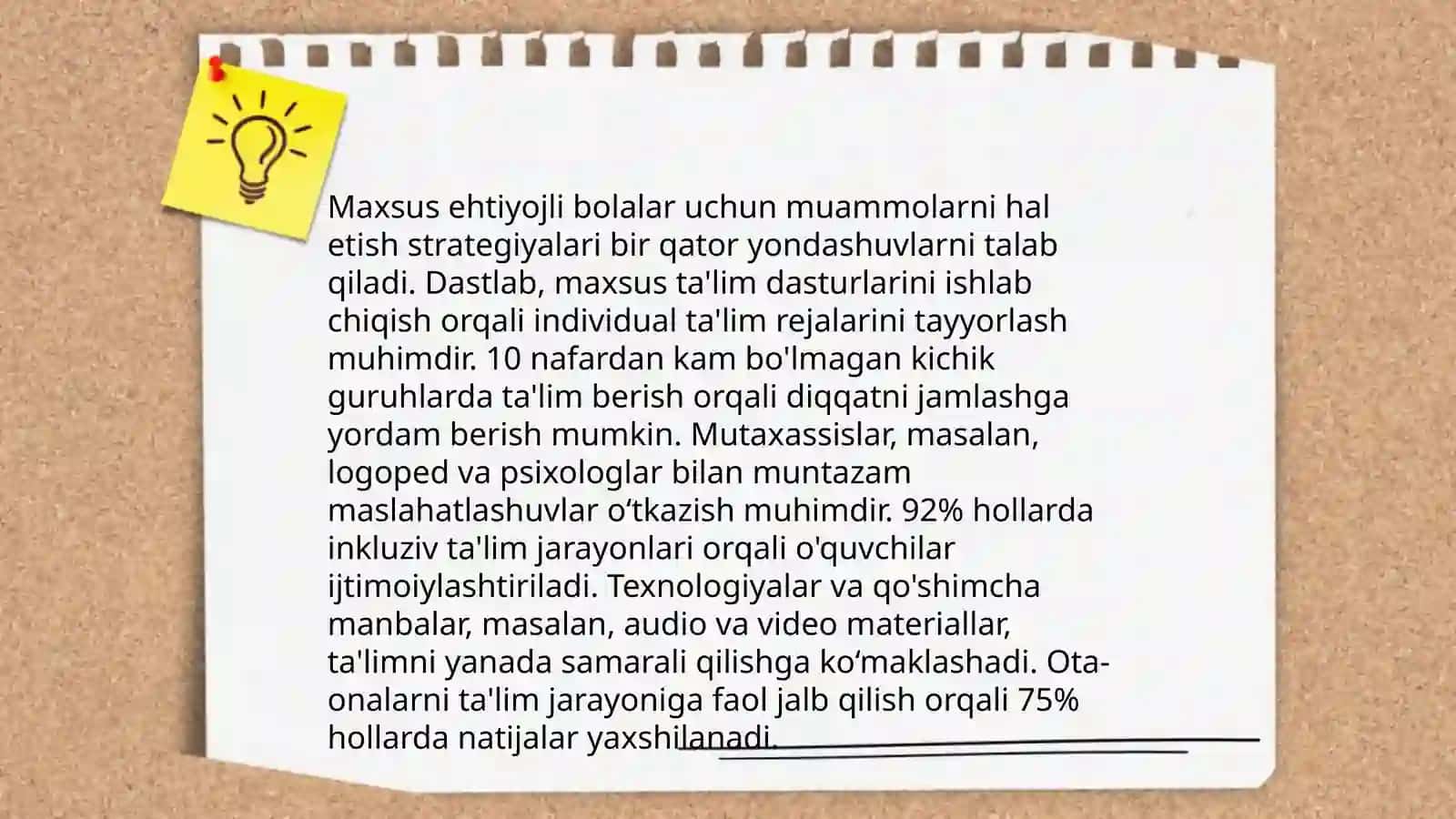 Autizm spektorli bolalarni o'qitish va tarbiyalash 4