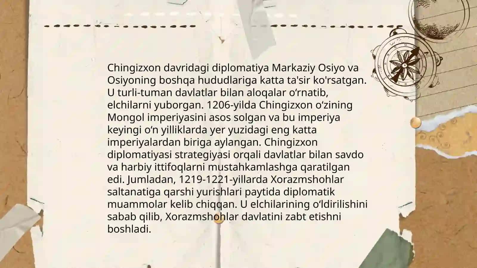Chingizxon yuritgan siyosat 4