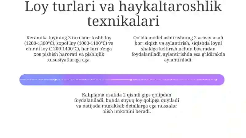 Haykaltarosh materiallaridan dekaratib buyumlar yasash 4