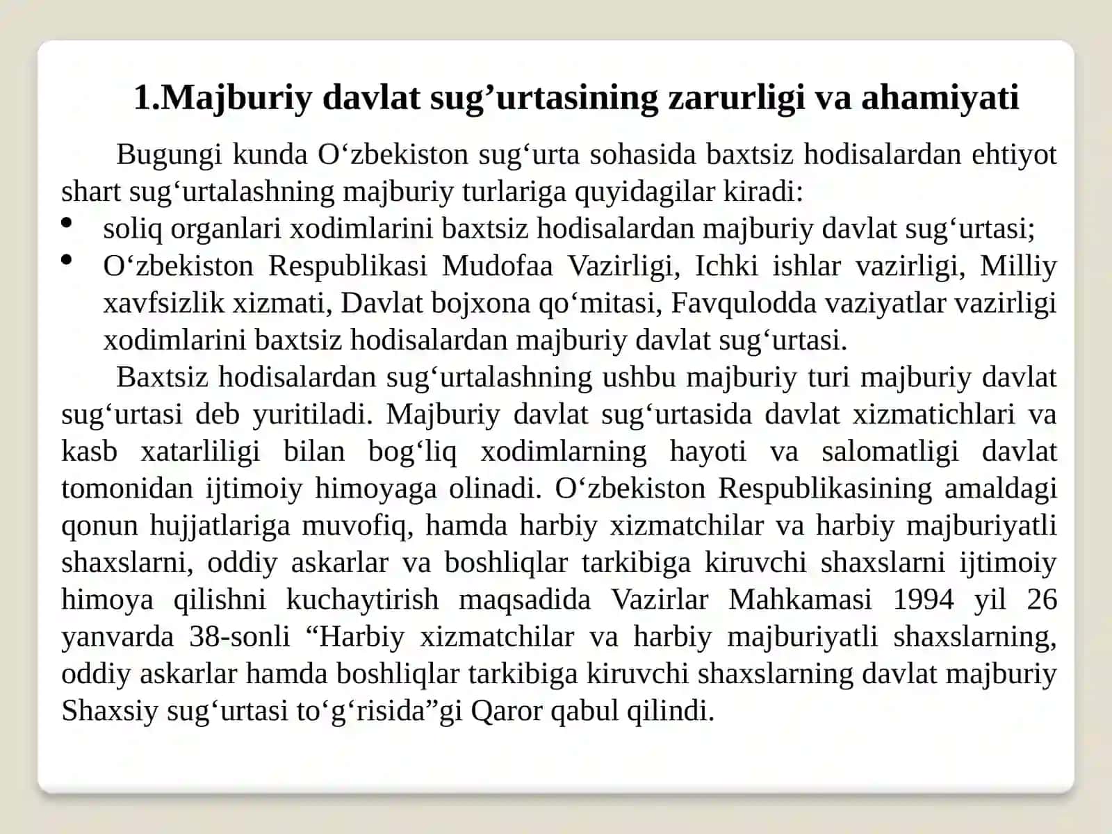 Majburiydavlatsug’urtaturlarivaularnio’zigaxosxususiyatlari 4