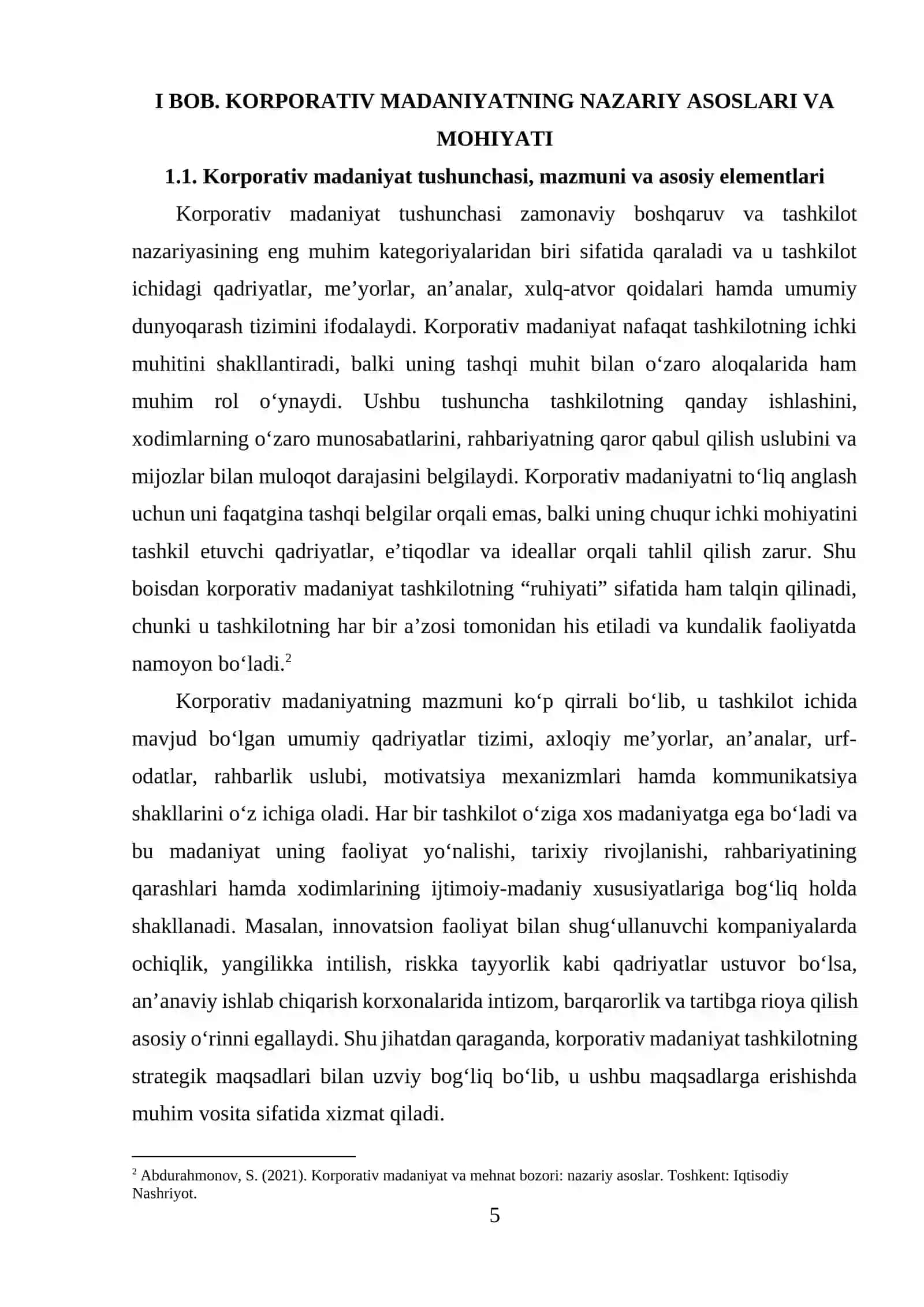 KORPORATIV MADANIYAT MEHNAT BOZORI INSITUTI SIFATIDA 4