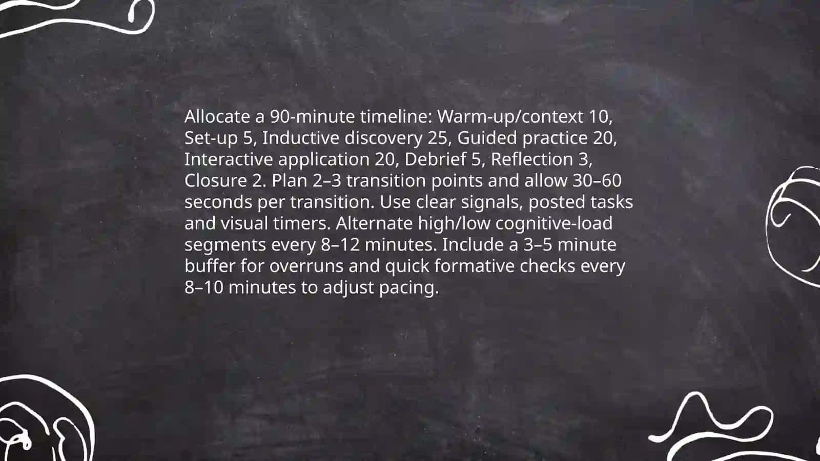 Designing a 90- minute learner-centered, interactive, inductive lesson plan 4