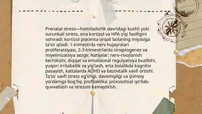 Perinatal va chaqaloqlik davrining psixologik xususiyatlari 4