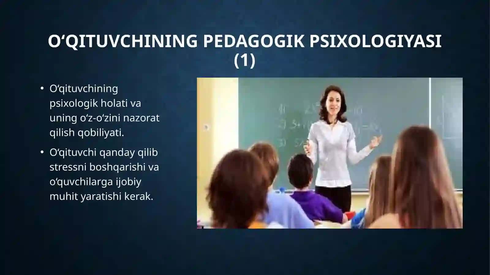 Pedagogik Jarayon va O'qituvchining Ahamiyati 4
