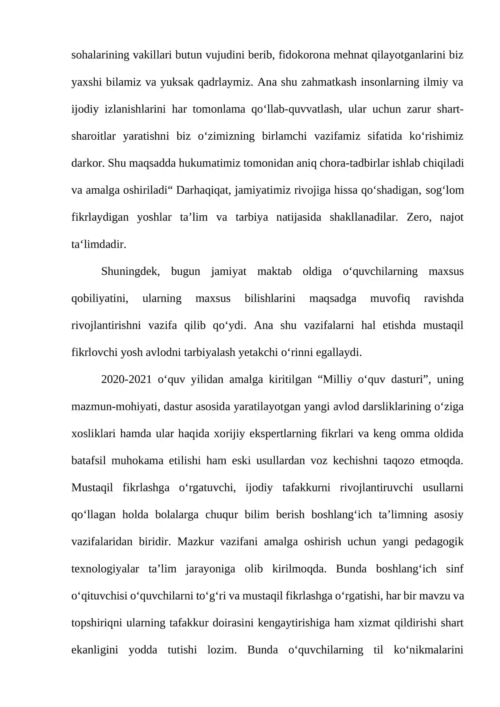 “Savod o’rgatish darslarida lug’at ustida ishlash” 4