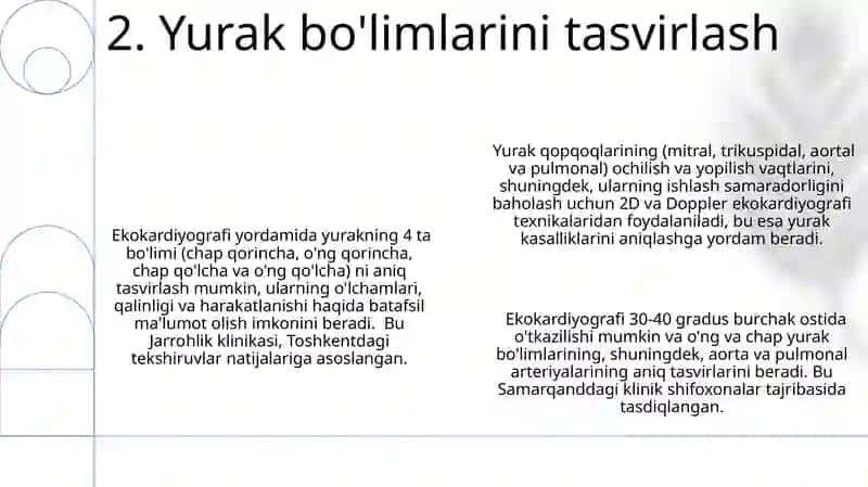 Ekokardiografiyani yaratilishi va ishlash printsipi 4