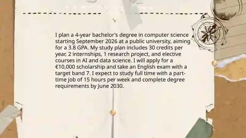 My plans for the future 4