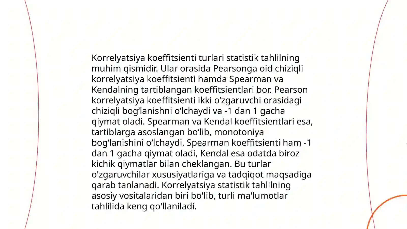 Korrelyatsiya tushunchasi va uning psixologik tadqiqotlardagi oʻrni 4