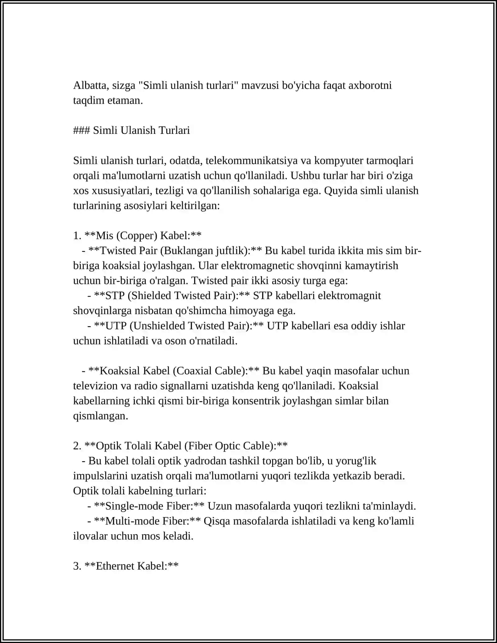 FOYDALANUVCHI NUQTALARINING SIMLI VA SIMSIZ ULANISH TAHLILI (SXEMATIK GRAFIK) 4