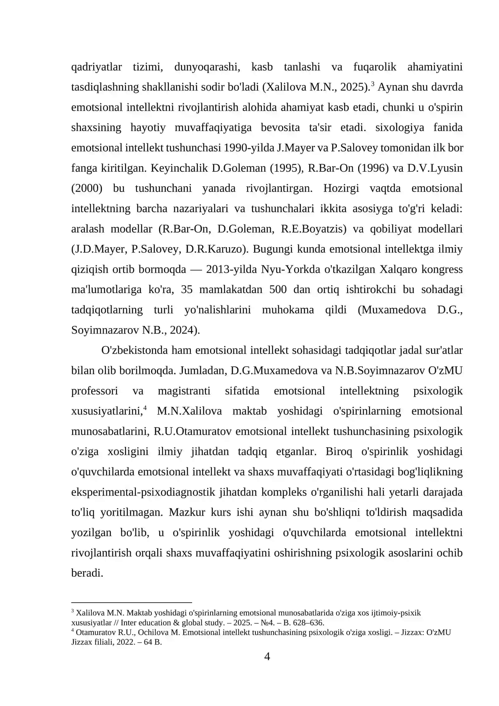 Emotsional intellekt va shaxs muvaffaqiyati o'rtasidagi bog'liqlik 4