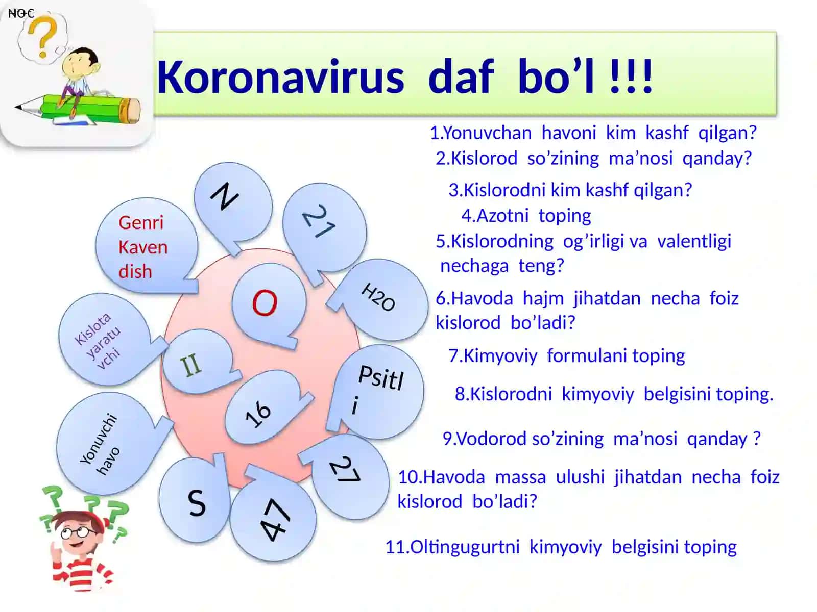 Vodorod - oddiy modda. Vodorodning fizik, kimyoviy xossalari. 4