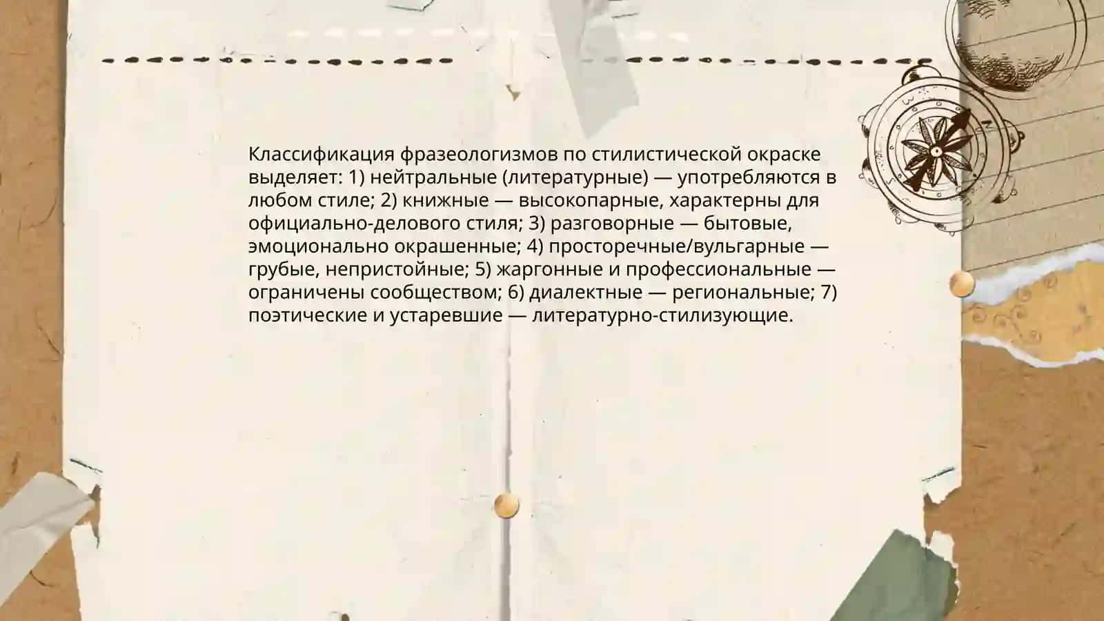 Фразеологическая стилистика 4