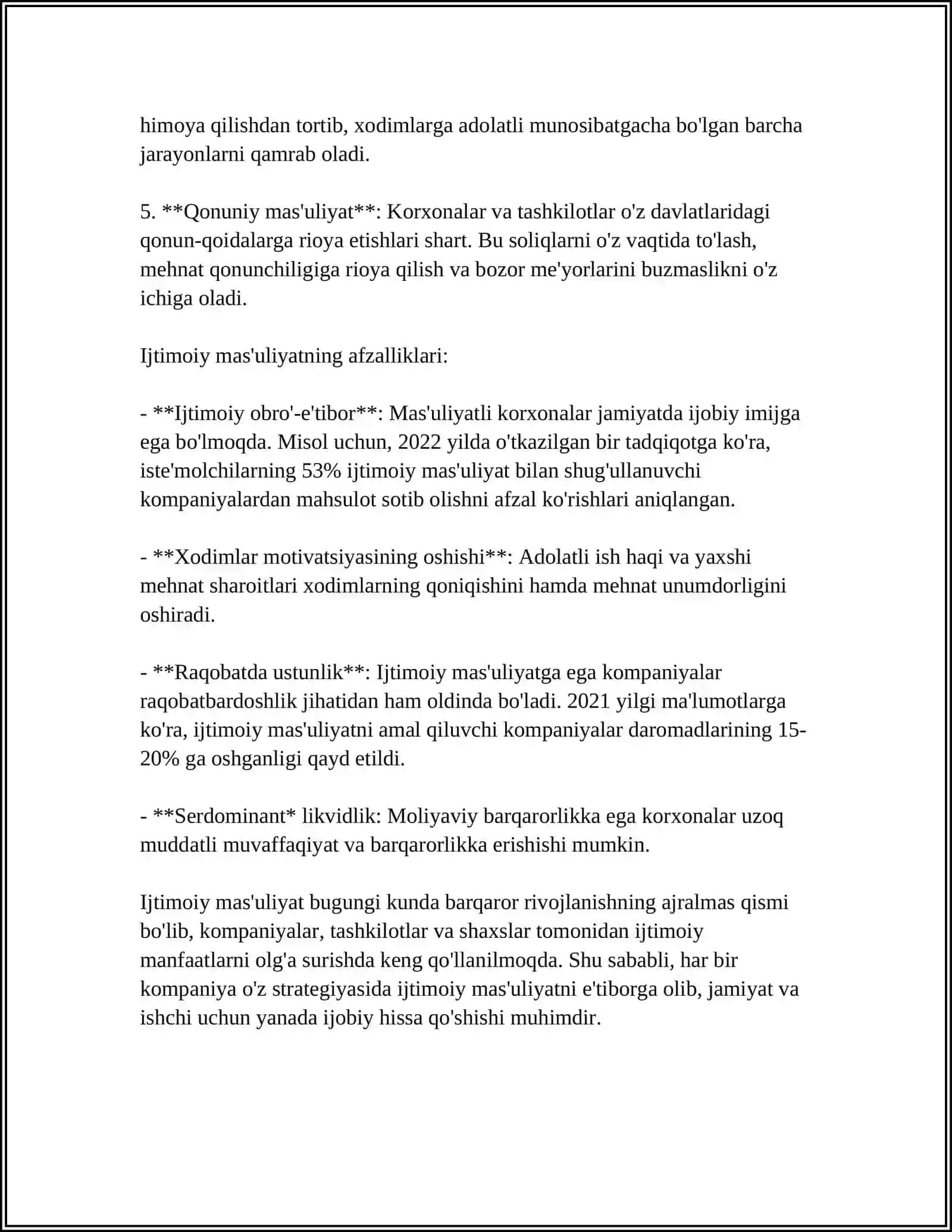 O'QUVCHILARNI IJTIMOIY MASULYATINI RIVOJLANTRISH, MOSLASHTRISH VA ULARNI RIVOJLANTRUVCHI METODLAR 4