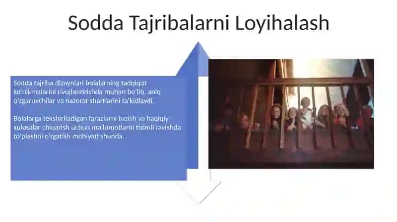 Oddiy tajribalarning mazmuni, bolalarda izlanuvchanlik qobiliyatlarini rivojlantirish 4
