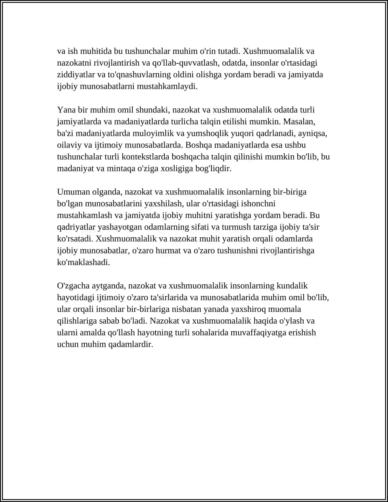 PEDAGOGIK NAZOKAT VA XUSHMUOMALALIK KASBIY PEDAGOGIK DILKASHLIKNING O'QITUVCHI XULQ ATVORIDA SHAKLLANISHI 4