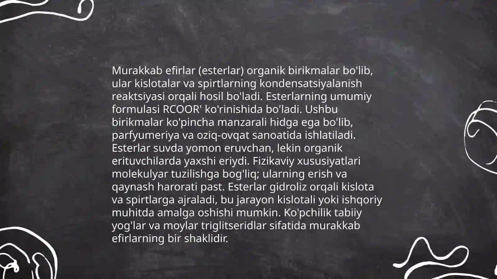 Oddiy va murakkab efirlar 4