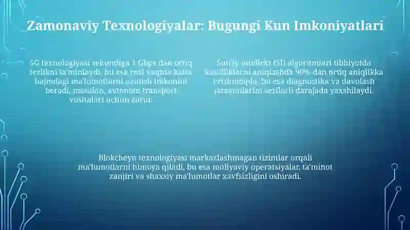 Texnologiya va Insoniyat: Tarix, Bugun va Kelajak 4