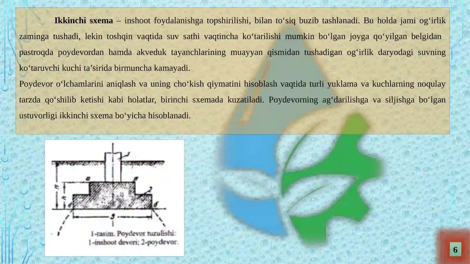 Poydevorlarni loyihalash uchun taqrizlar 4