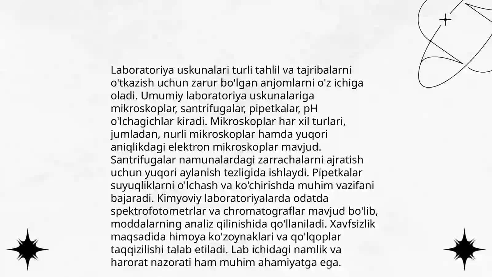Tabiiy va Laboratoriya sharoitlari 4