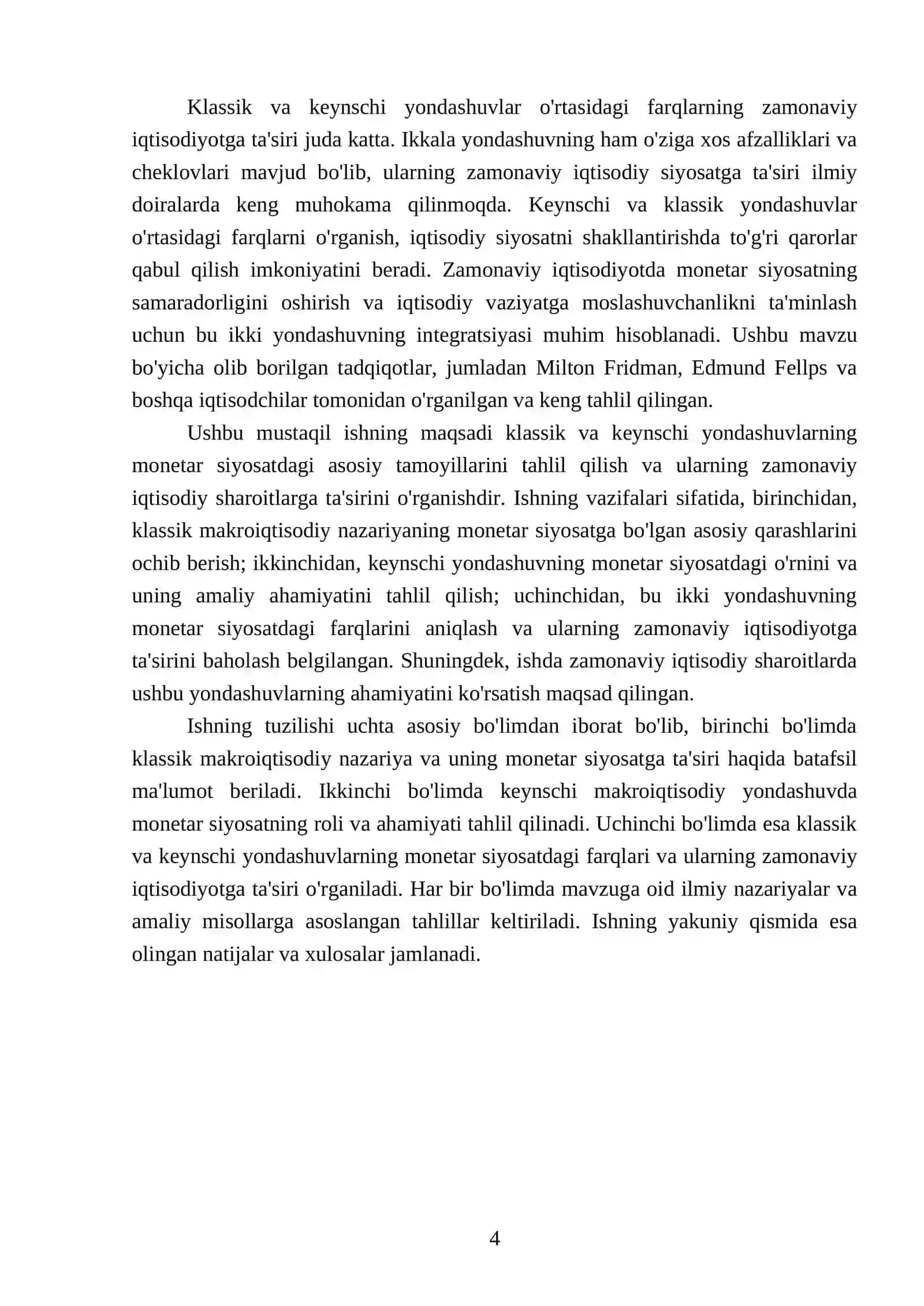 Klassik va keynschi qarashlarda monitar siyosat 4