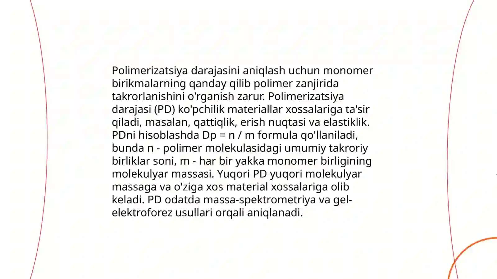 Sopolimerlanish konstantalarini aniqlash usullari 4