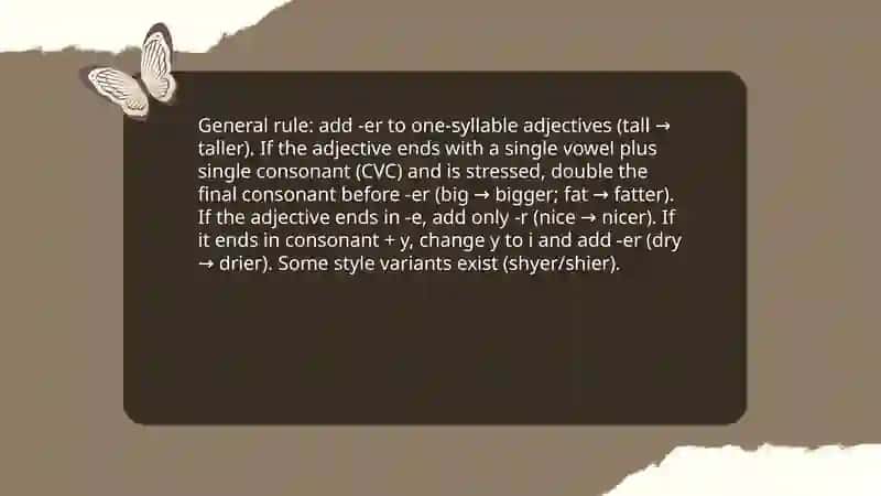 Positive degree, comparative degree, superlative degree 4