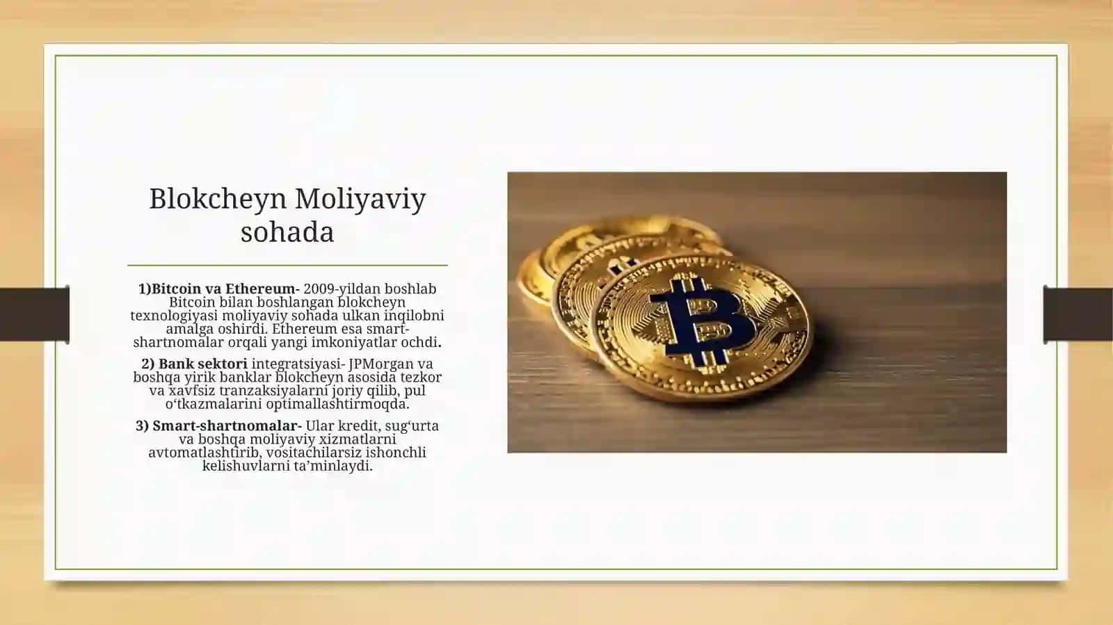 Har xil faoliyat sohalarida blokcheyn texnologiyasidan foydalanish xususiyatlari 4