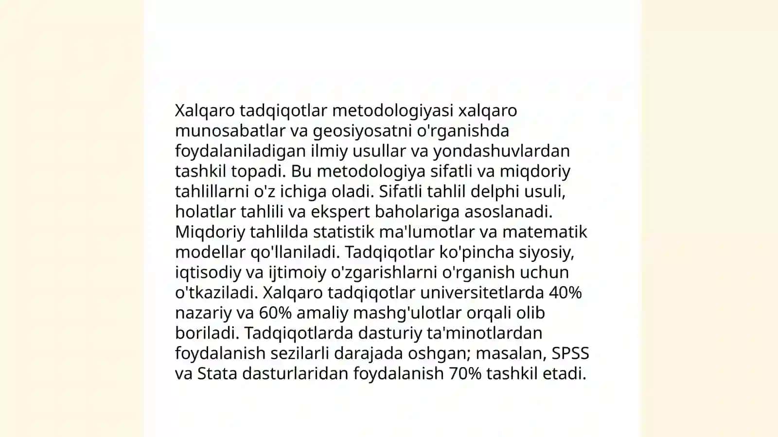 Talim sifatini baholash boyicha xalqaro tadqiqotlar natijalarini tahlil qilish 4
