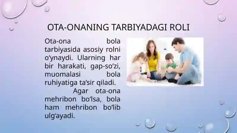 Tarbiya tushunchasi va uning mohiyati 4