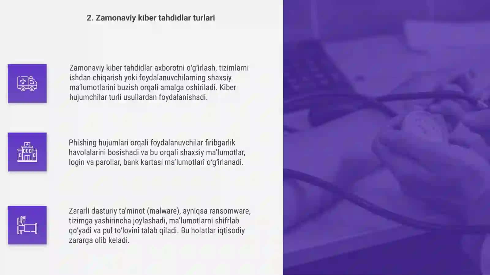 Kibirxavfsizlik umumiy tahdidlar va ularning oldini olish usullari 4